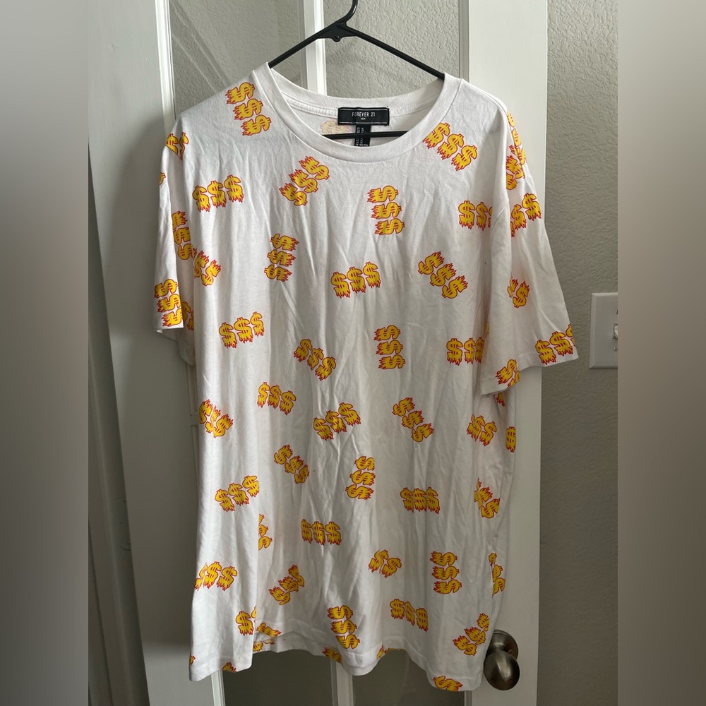 Fiorucci White Graphic Men's Shirt
